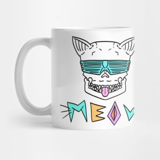 MEOW (teal) Mug